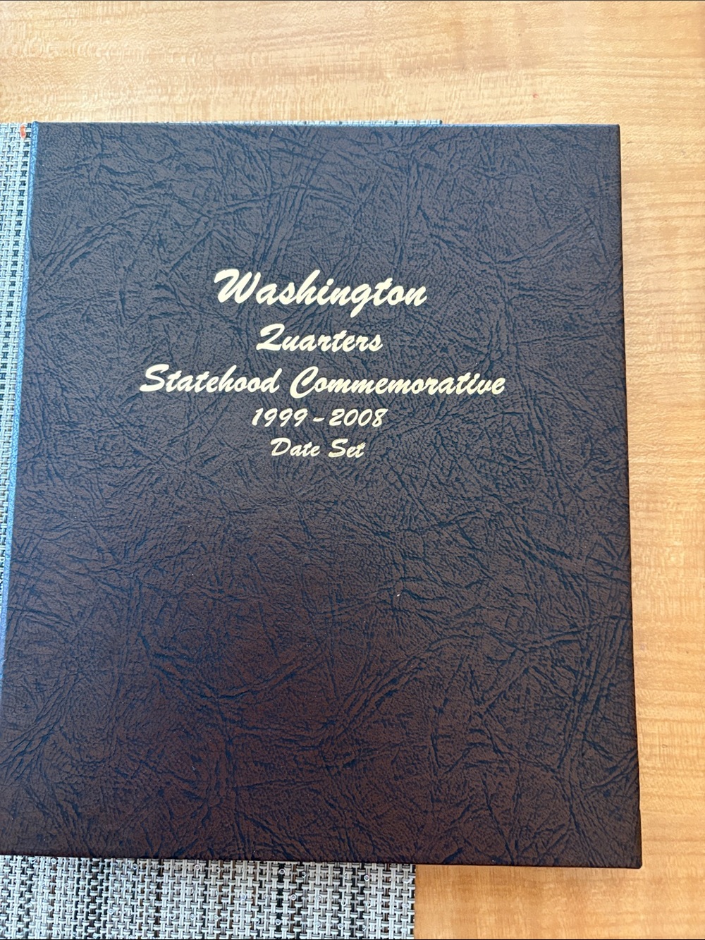 Washington Quarters Statehood Commemorative 1999-2008 Date Set - Brown Cover
